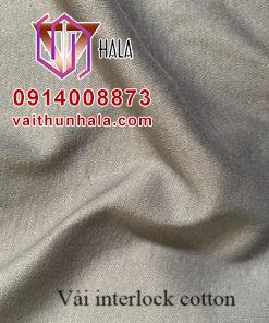 vải interlock cotton