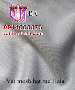 vải mesh hạt mè Hala