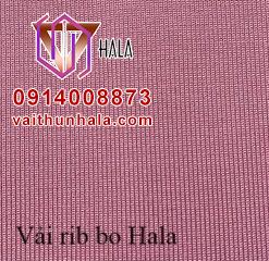 vải rib bo Hala