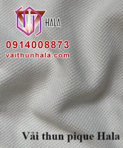 vải thun pique Hala